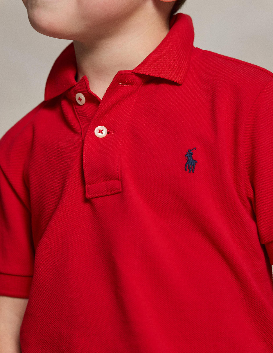 Playera polo ralph lauren de algodón para niño