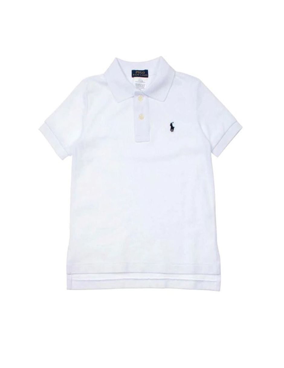 Playera tipo polo de algodón para niño Playera tipo polo de algodón para niño