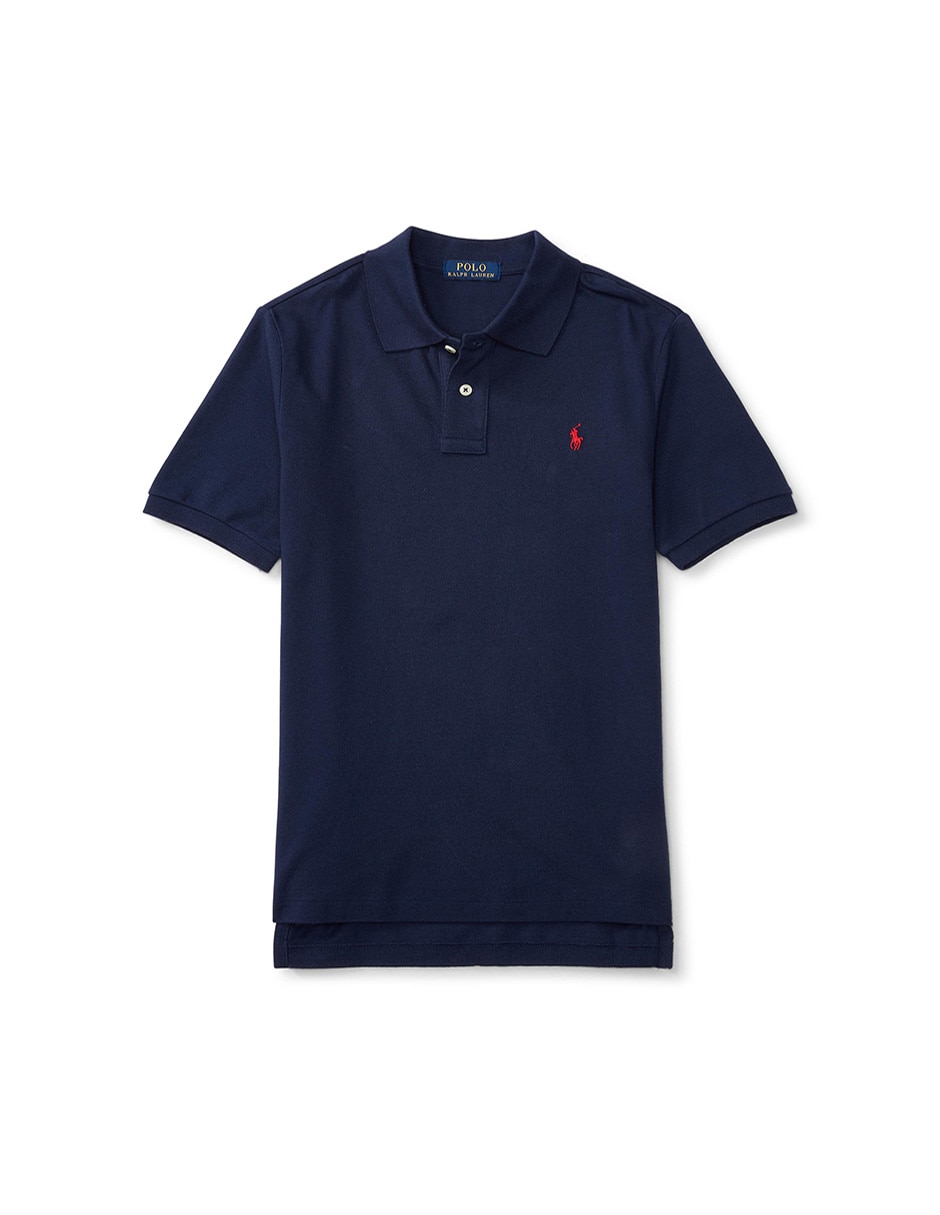 Playera tipo polo de algodón para niño Playera tipo polo de algodón para niño