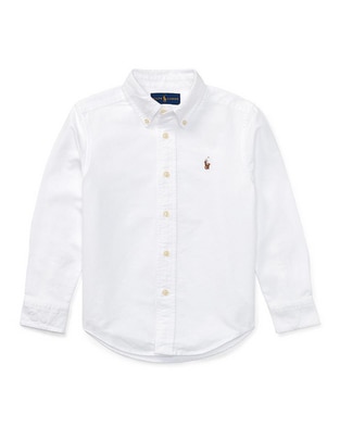 Camisa casual Polo Ralph Lauren de algodón manga larga para niño