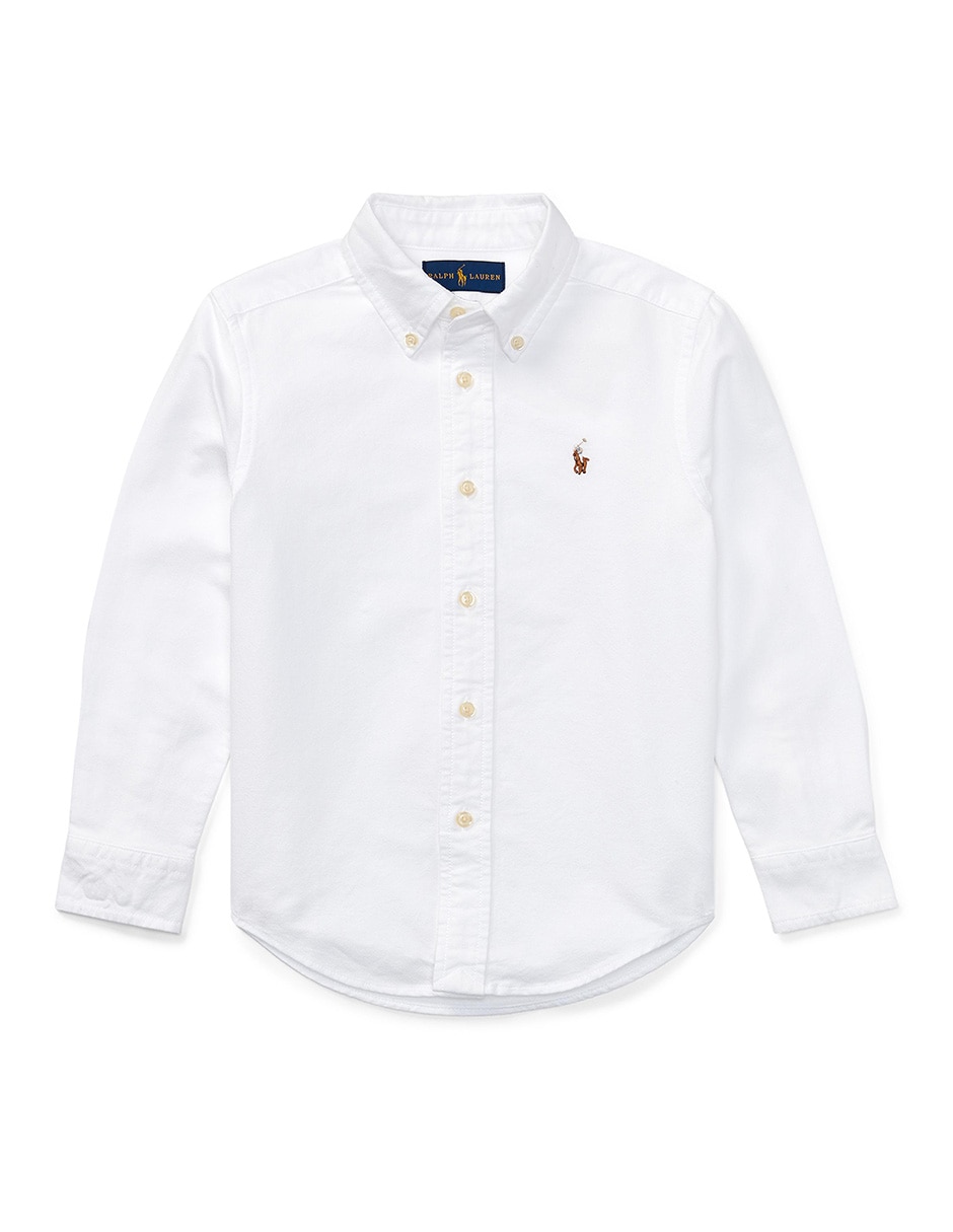 Camisa casual de algodón manga larga para niño Camisa casual de algodón manga larga para niño