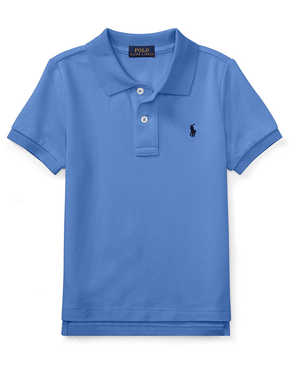 Playera tipo polo de algodón para niño Playera tipo polo de algodón para niño