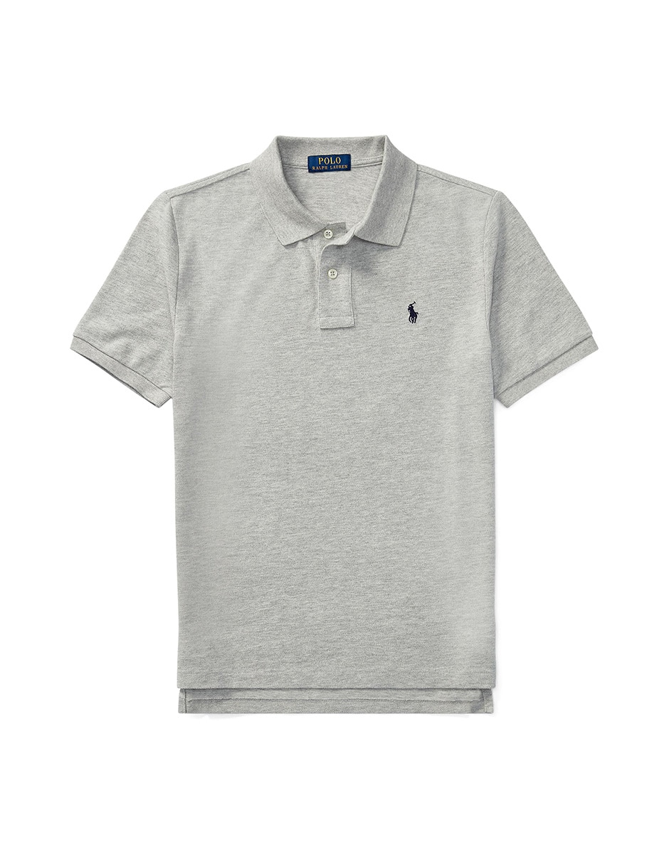 Playera tipo polo de algodón para niño Playera tipo polo de algodón para niño