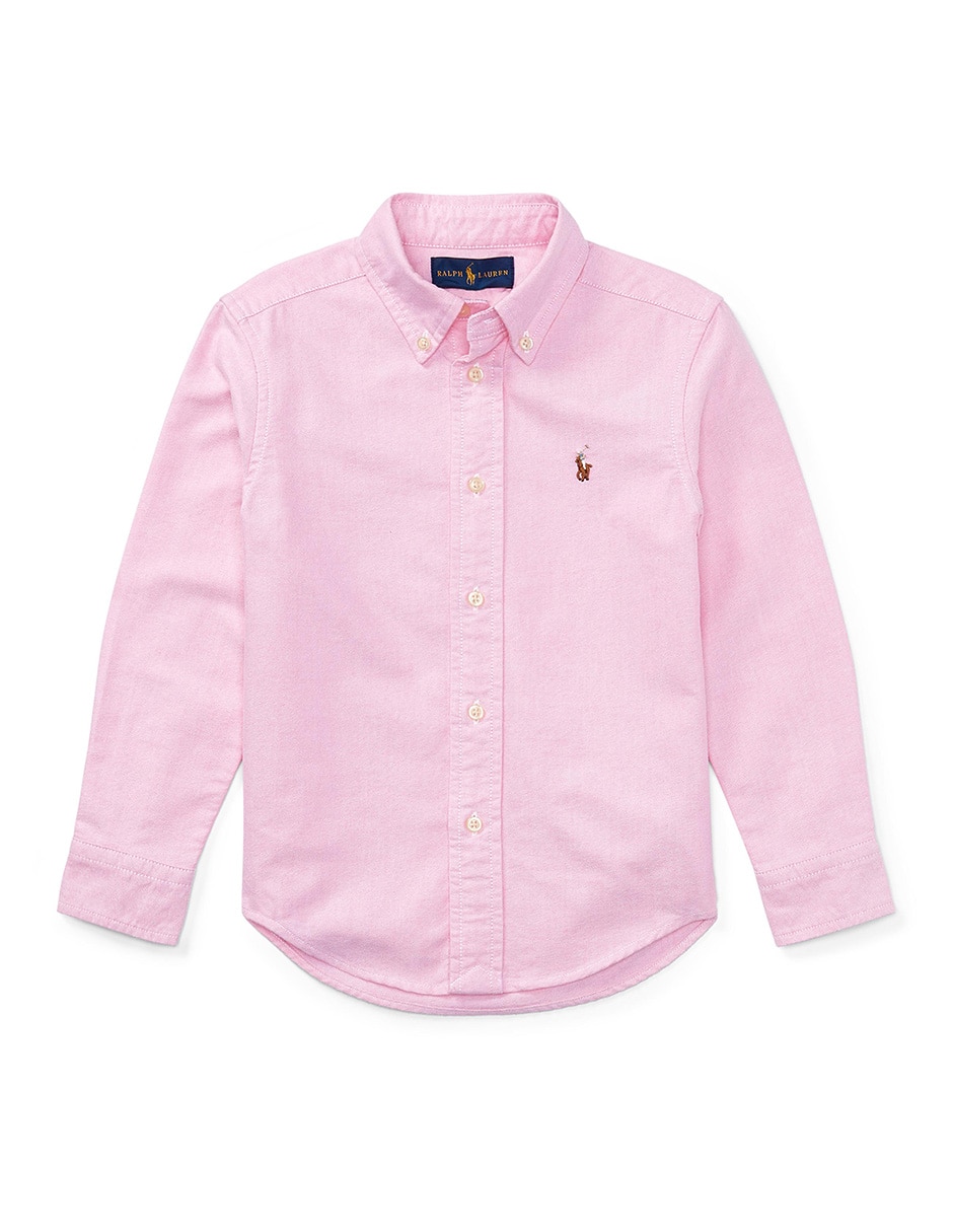 Camisa casual de algodón manga larga para niño Camisa casual de algodón manga larga para niño