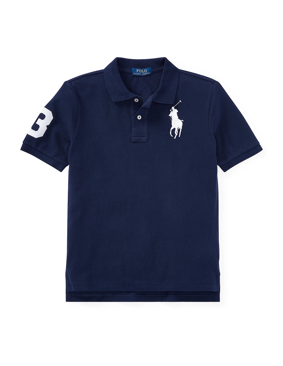 Playera polo para niño