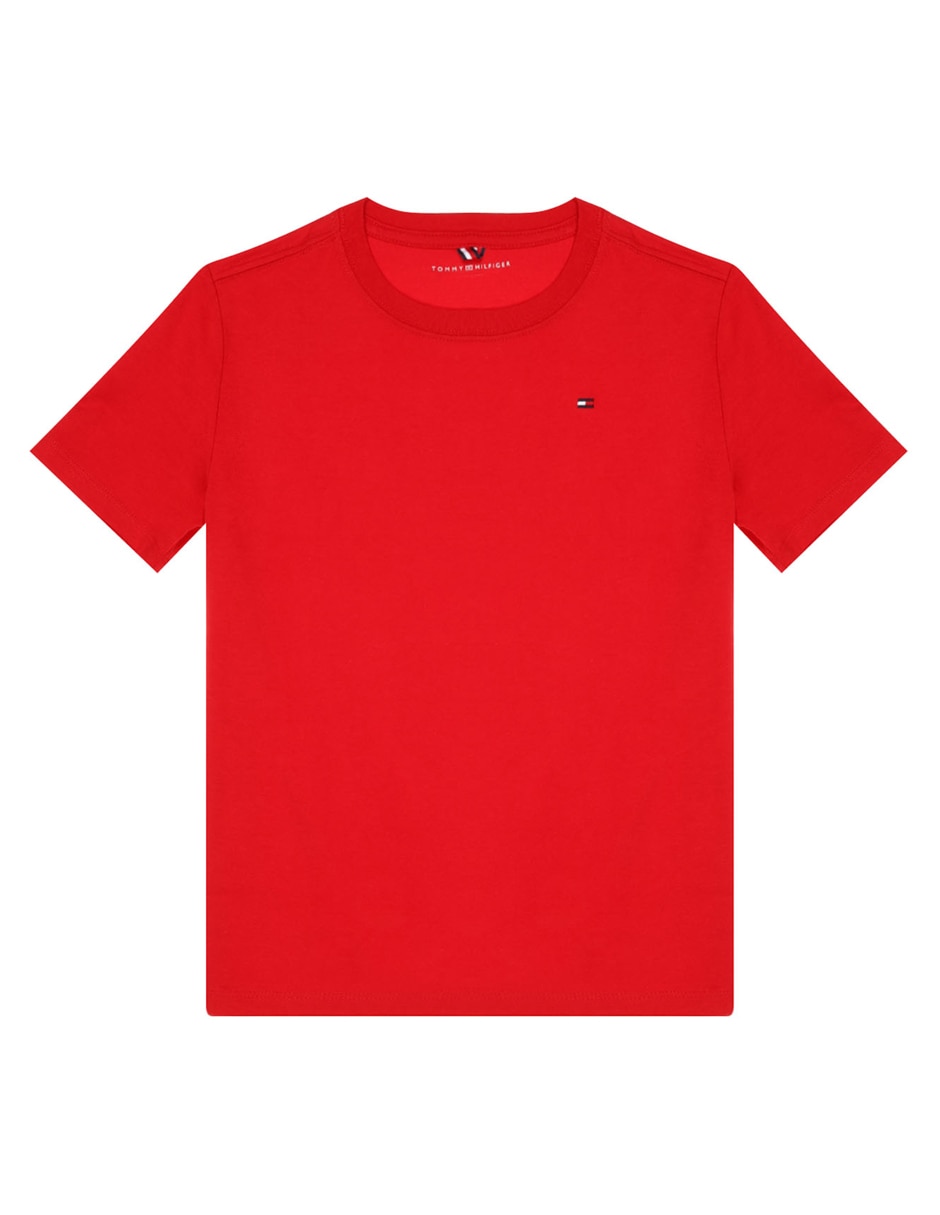 PLAYERA TOMMY 7181259 REGULAR, M, ROJO