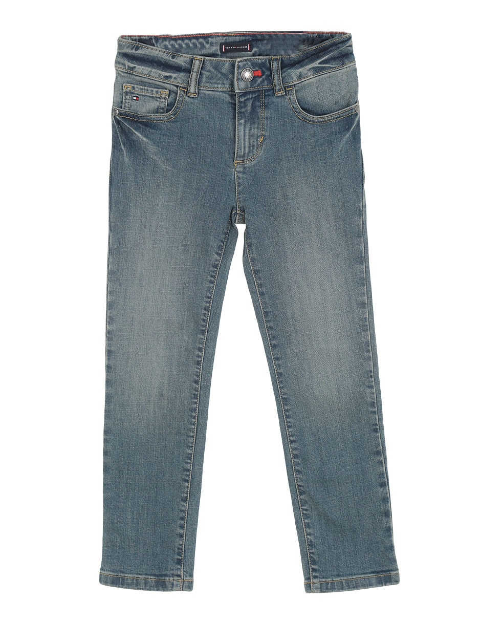 Jeans skinny deslavado para niño Jeans skinny deslavado para niño