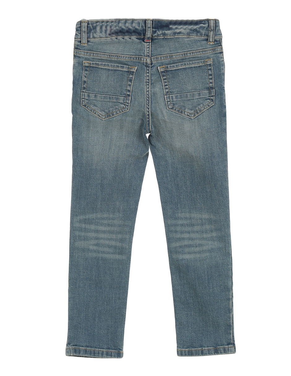 Jeans skinny Tommy deslavado para niño