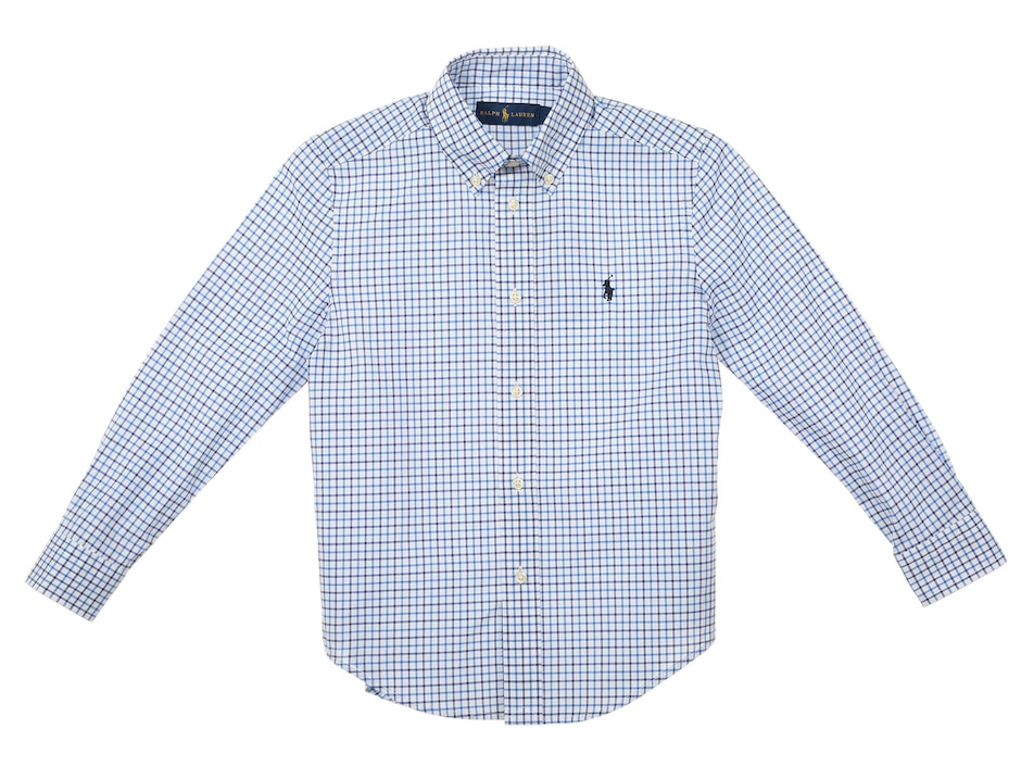 Camisa casual de algodón manga larga para niño