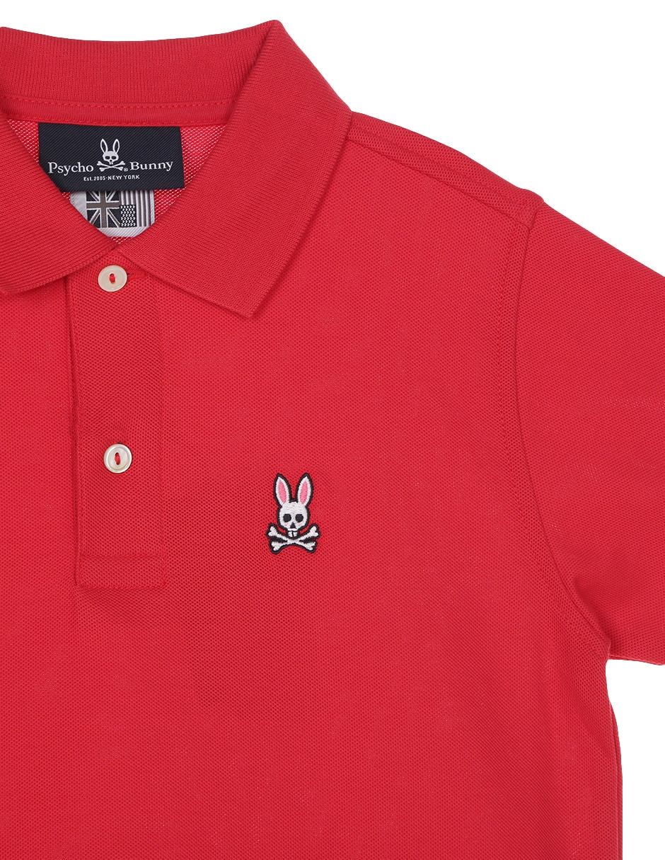 Playera tipo polo de algodón para niño 3