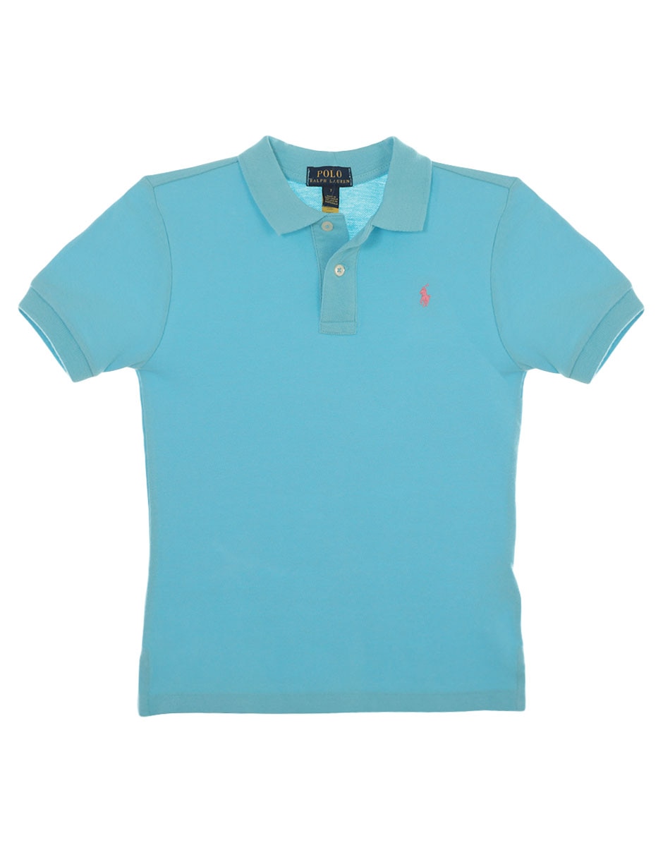 Playera tipo polo de algodón para niño Playera tipo polo de algodón para niño