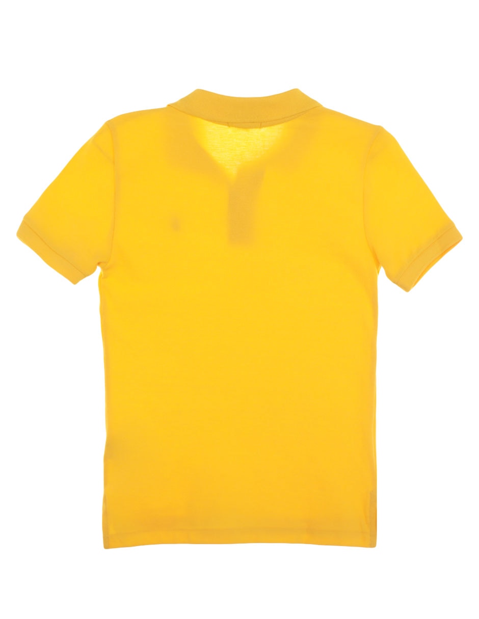 Playera tipo polo de algodón para niño 3