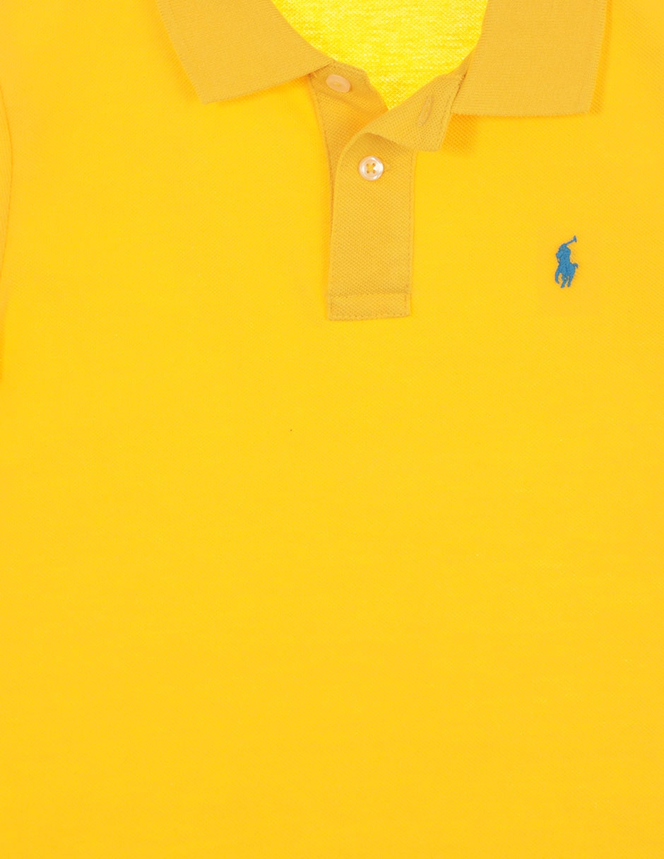 Playera tipo polo de algodón para niño 2