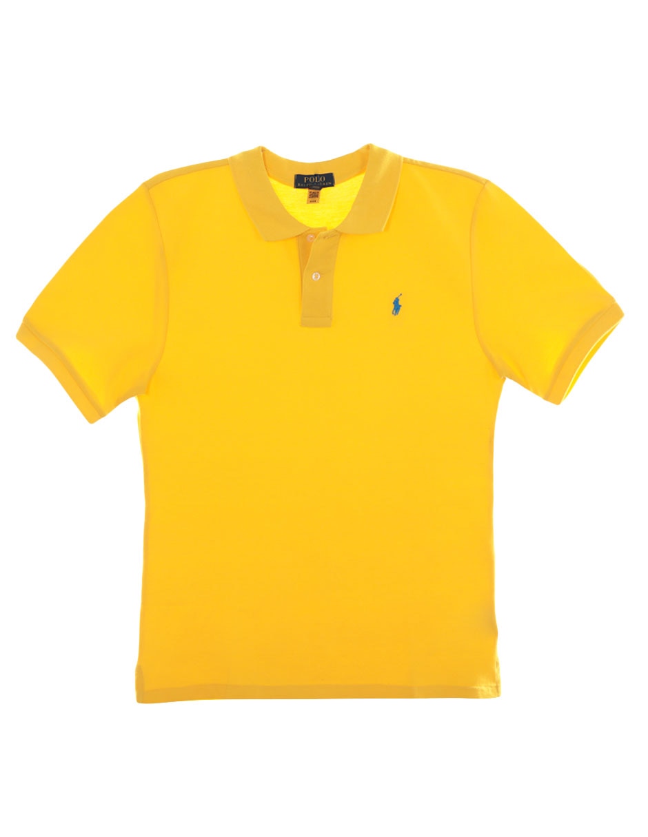 Playera tipo polo de algodón para niño Playera tipo polo de algodón para niño