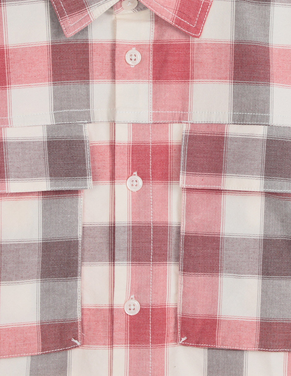 Camisa casual de algodón manga larga para niño