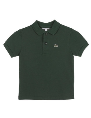 Playera tipo polo de algodón para niño