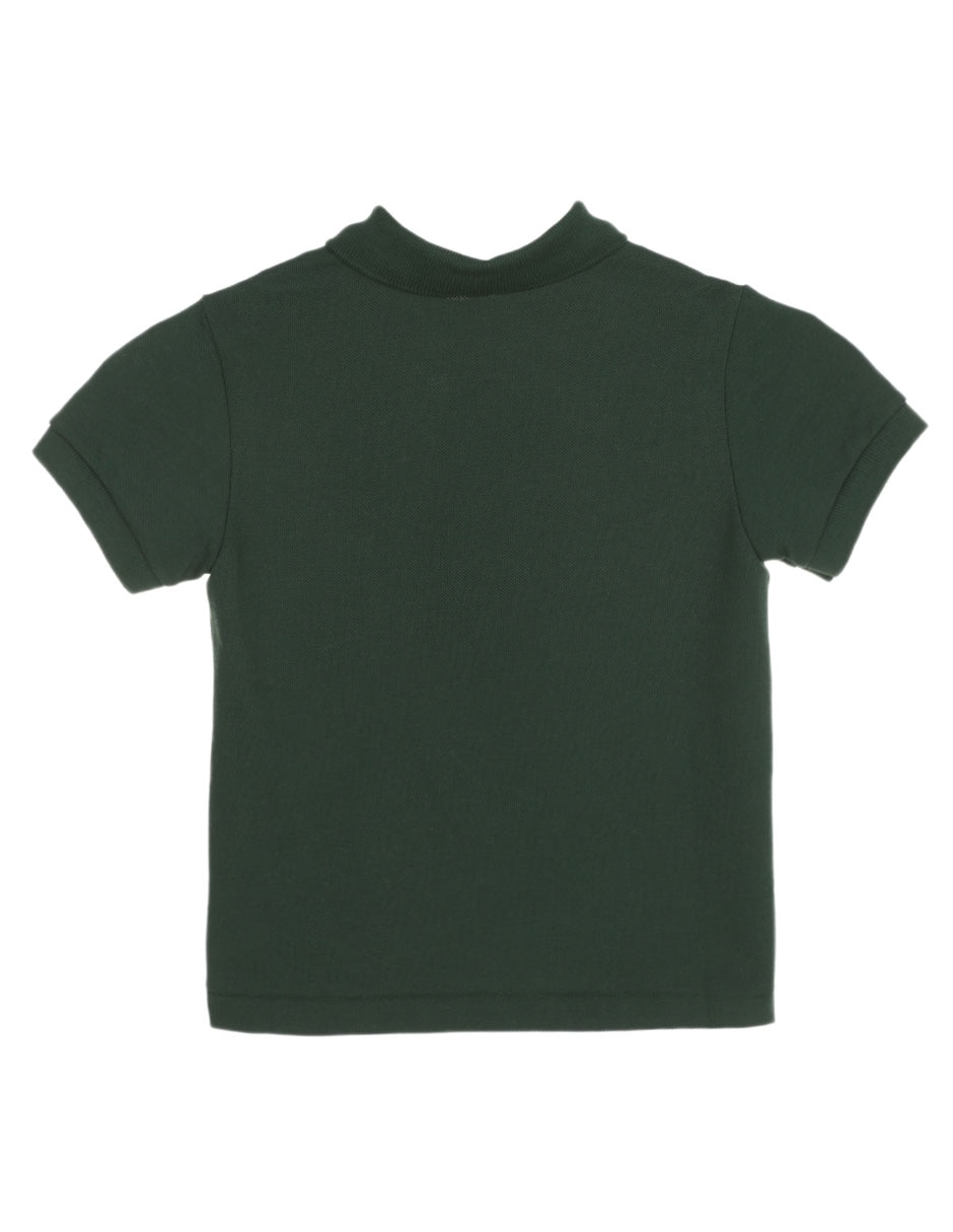 Playera tipo polo de algodón para niño 2