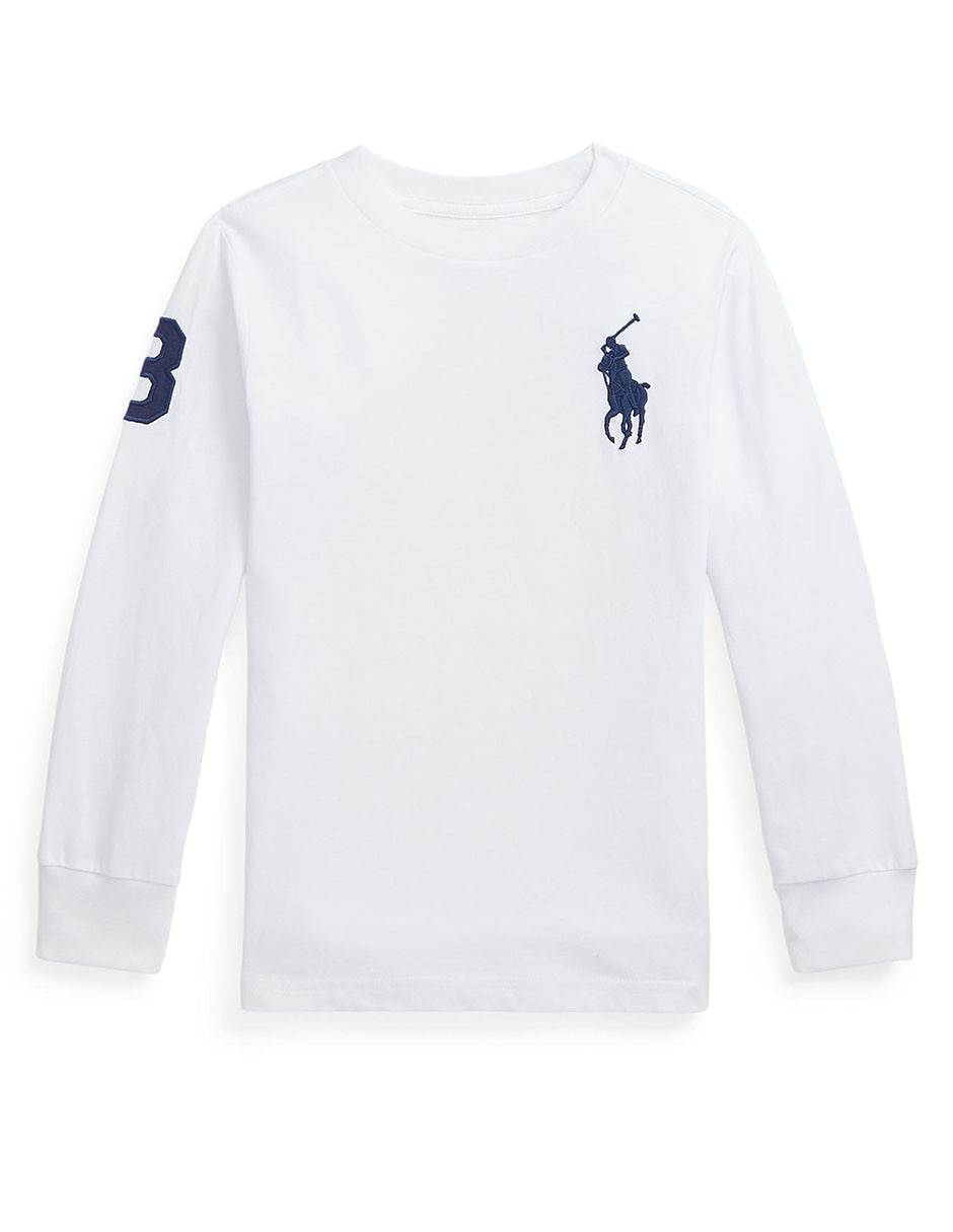 Playera manga larga para niño Playera manga larga para niño