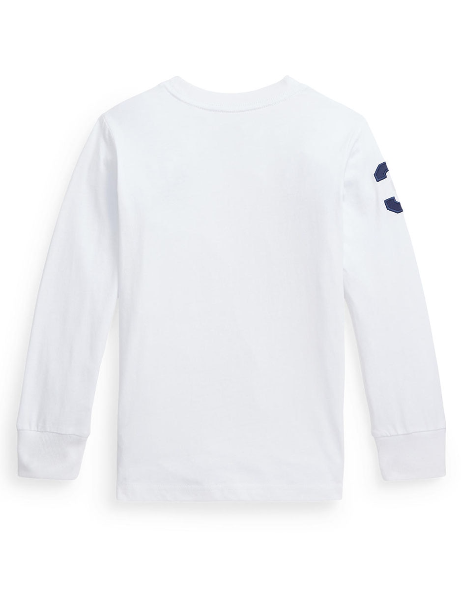 Playera polo manga larga para niño 2