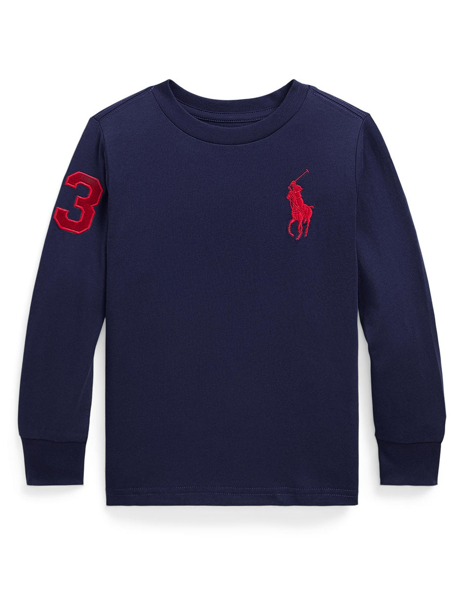 Playera manga larga para niño