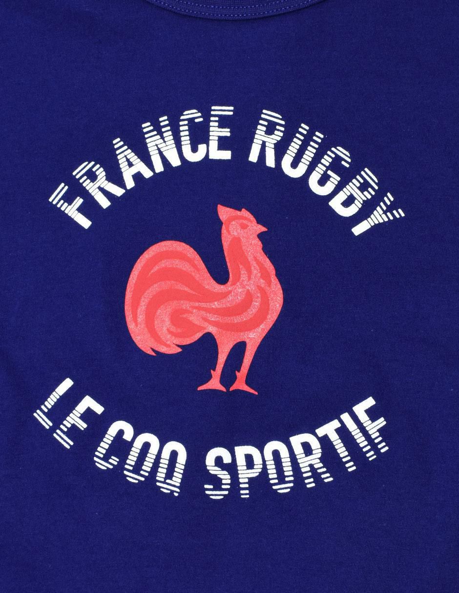Playera Le Coq Sportif France Rugby manga corta para niño