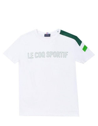 Playera Le Coq Sportif Saison manga corta para niño