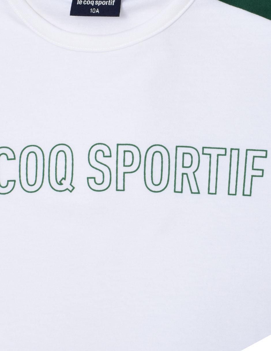Playera Le Coq Sportif Saison manga corta para niño