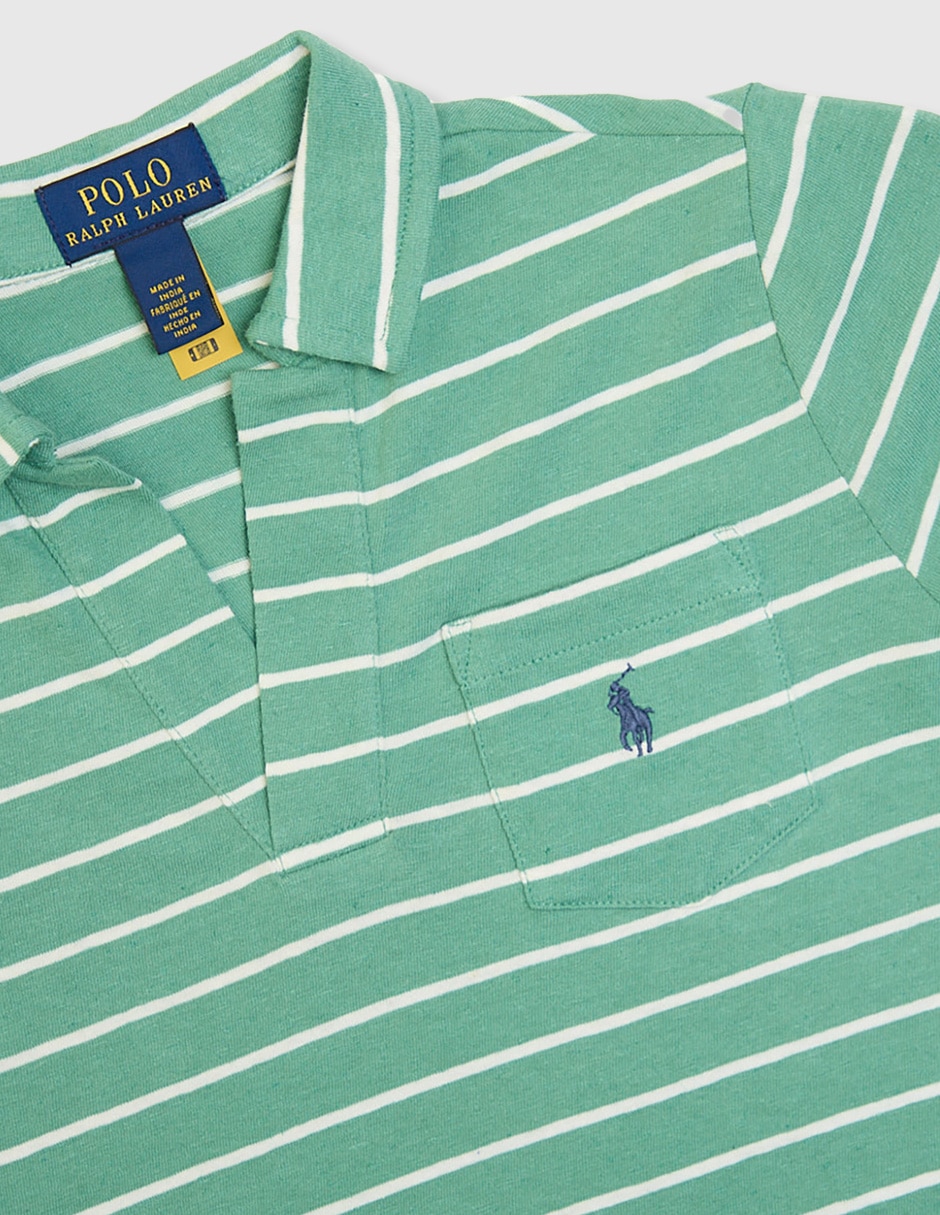 Playera tipo polo Polo de algodón para niño