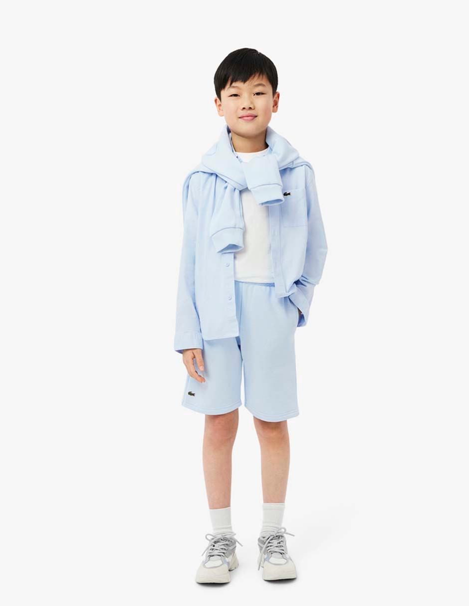 Camisa casual Core Essentials de algodón manga larga para infantil unisex 8