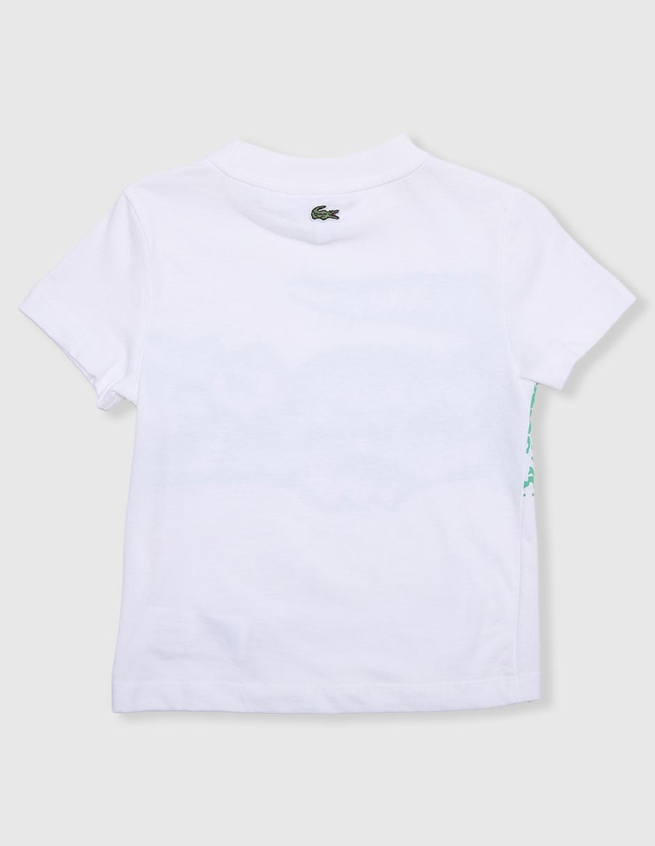 Playera Lacoste manga corta para niño