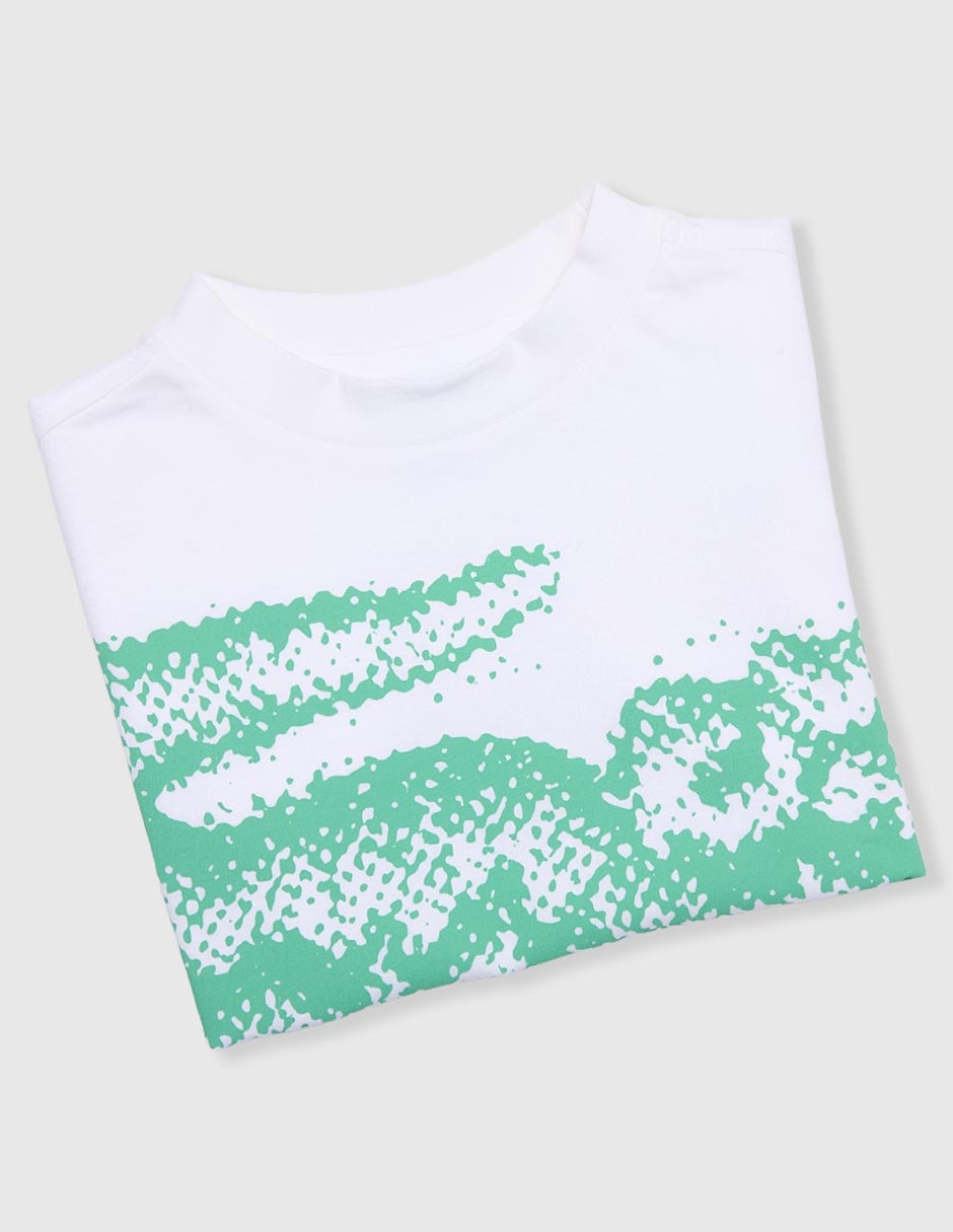 Playera Lacoste manga corta para niño