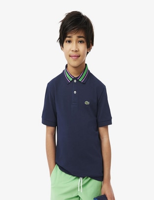 Playera tipo polo Core Essentials de algodón para niño Playera tipo polo Core Essentials de algodón para niño