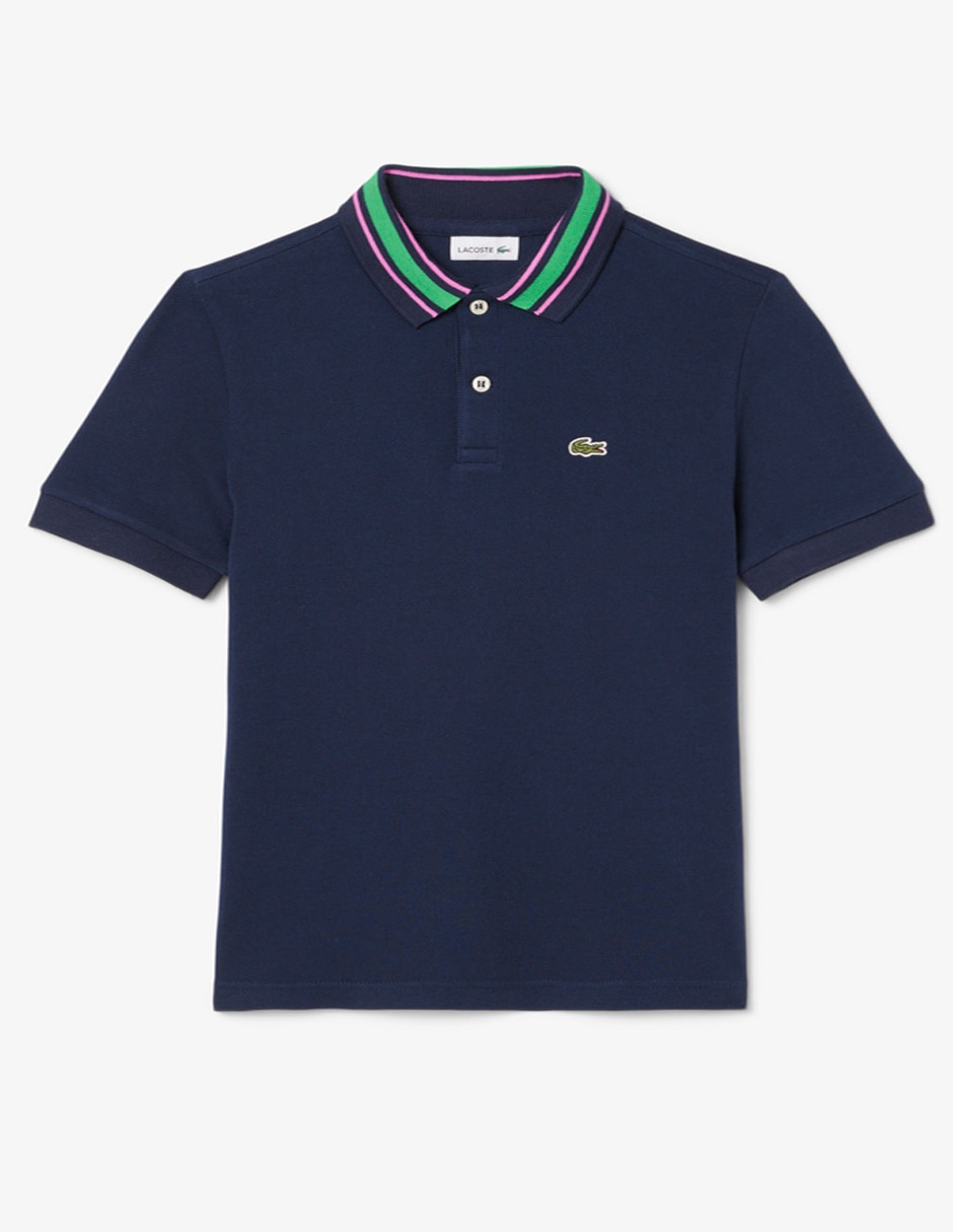 Playera tipo polo Lacoste Core Essentials de algodón para niño