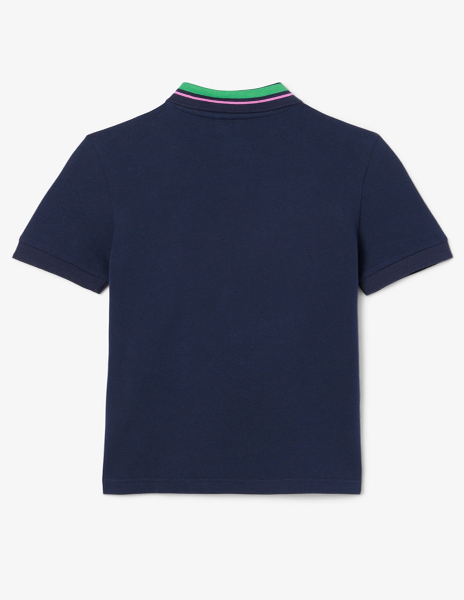 Playera tipo polo Lacoste Core Essentials de algodón para niño