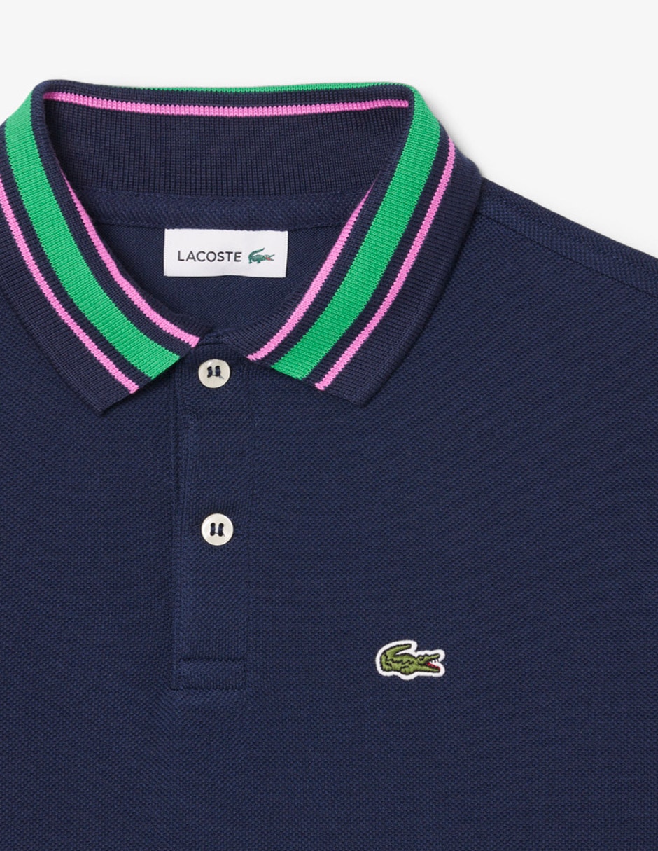 Playera tipo polo Lacoste Core Essentials de algodón para niño