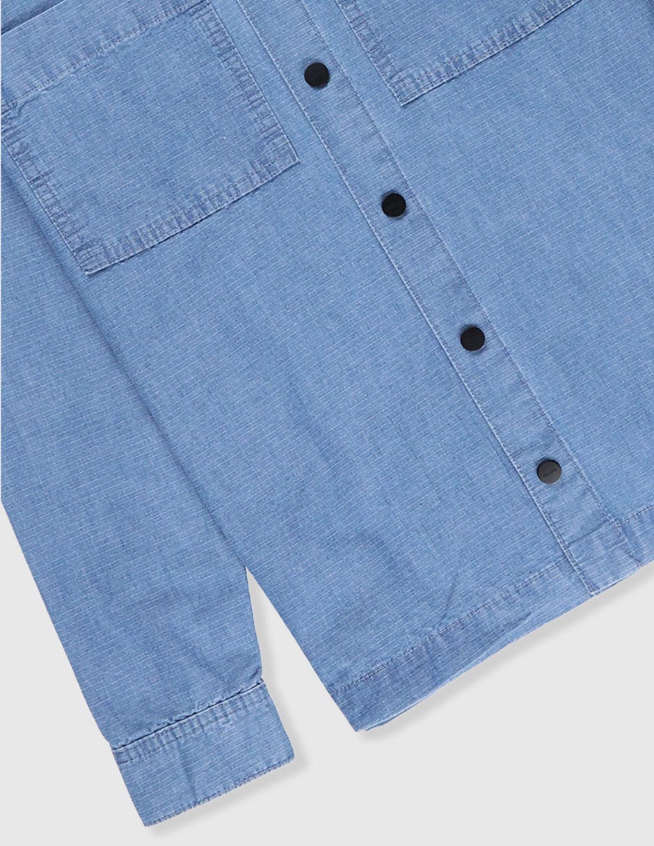 Camisa casual de algodón manga larga para niño