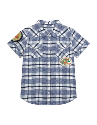 Camisa casual Guess de algodón manga corta para niño