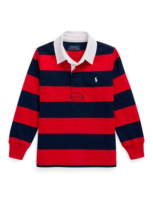 Playera tipo polo polo de algodón para niño 1