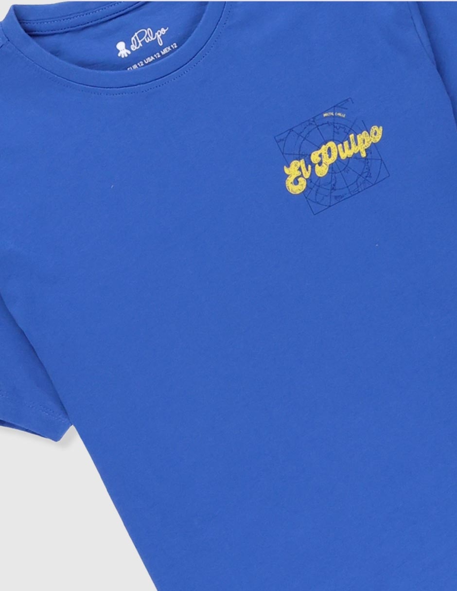 Playera manga corta para niño