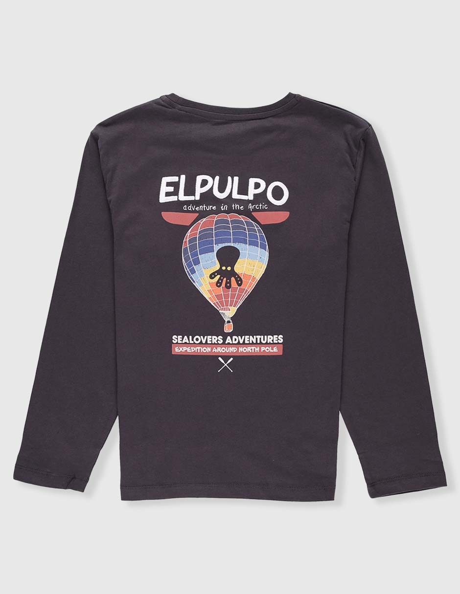Playera manga larga para niño 5