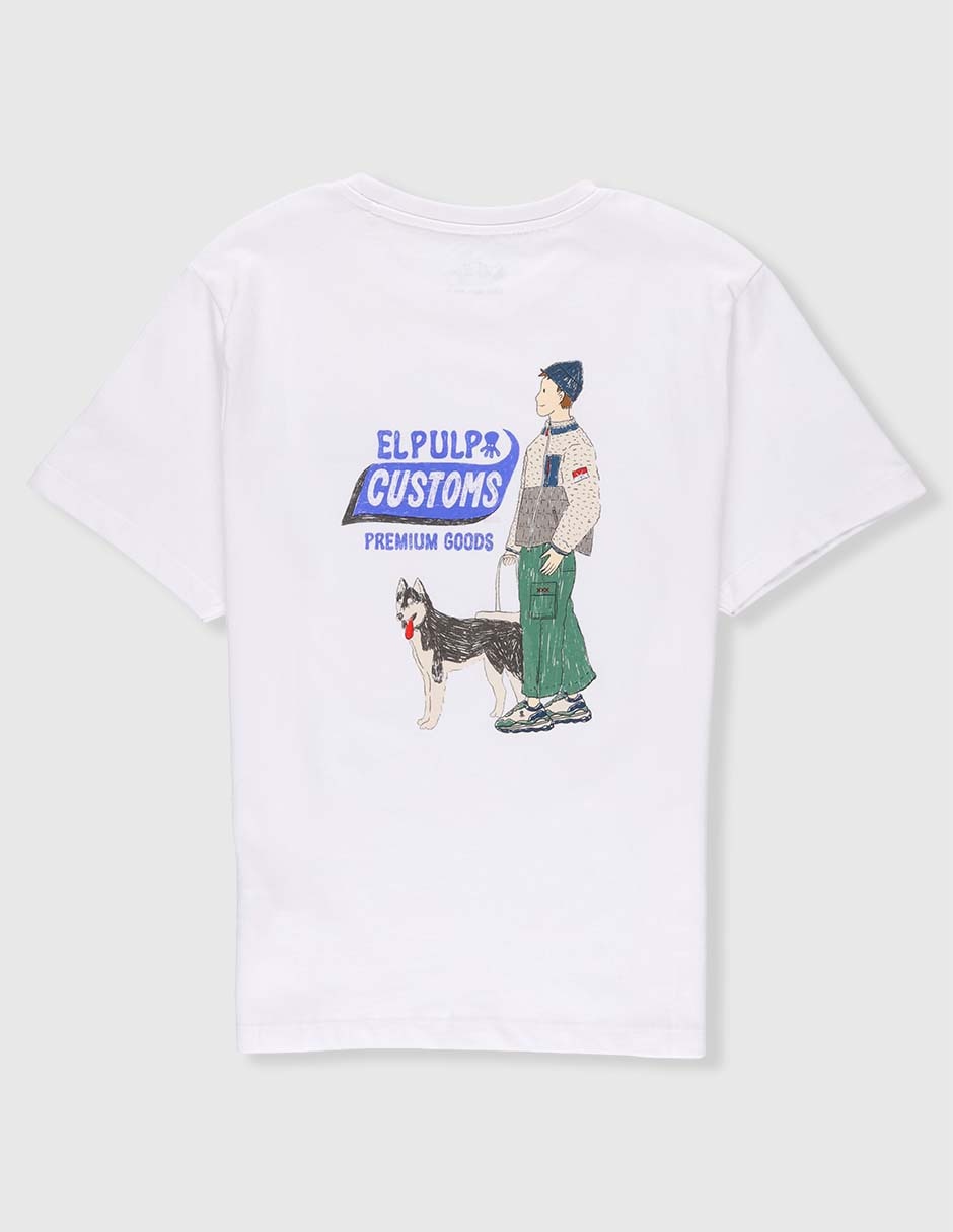 Playera El Pulpo manga corta para niño