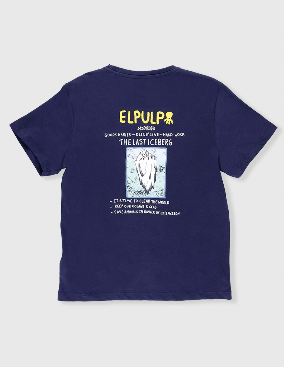 Playera El Pulpo manga corta para niño