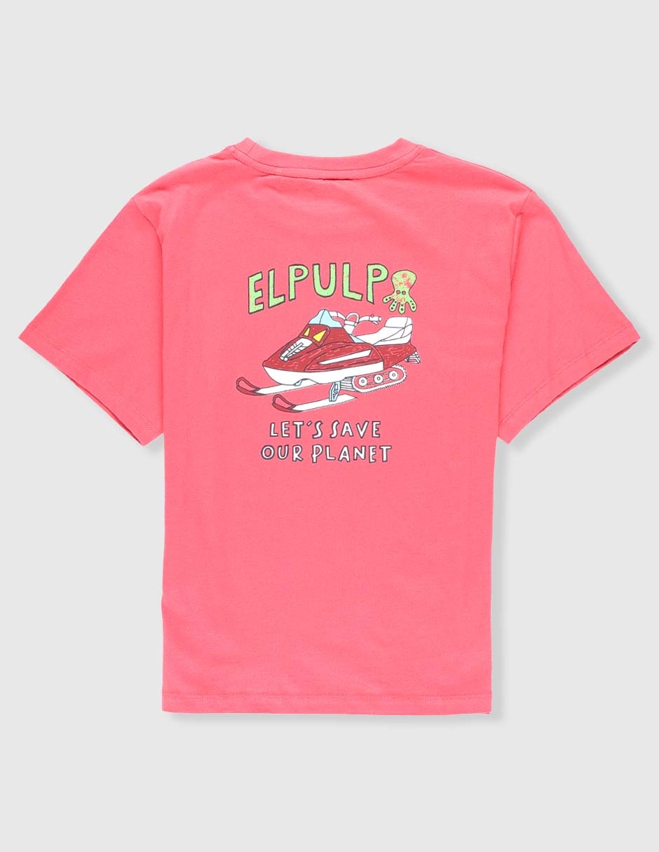 Playera manga corta para niño