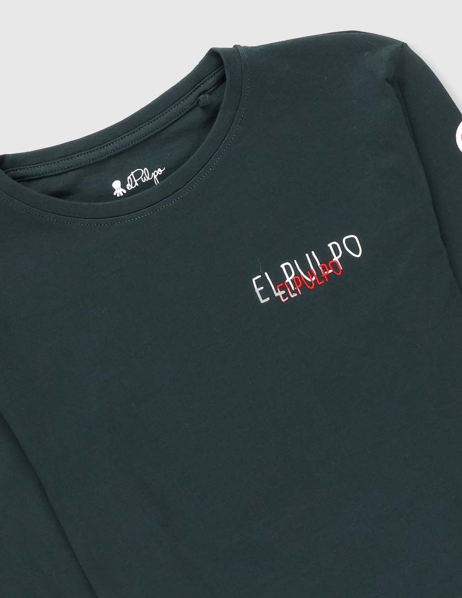 Playera El Pulpo manga larga para niño
