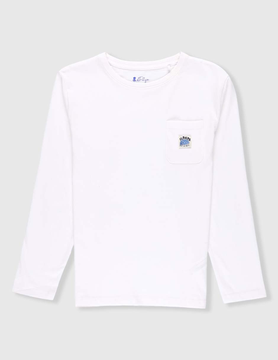 Playera manga larga para niño Playera manga larga para niño
