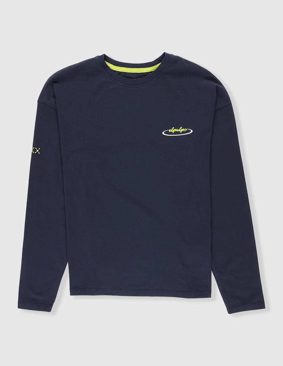 Playera manga larga para niño