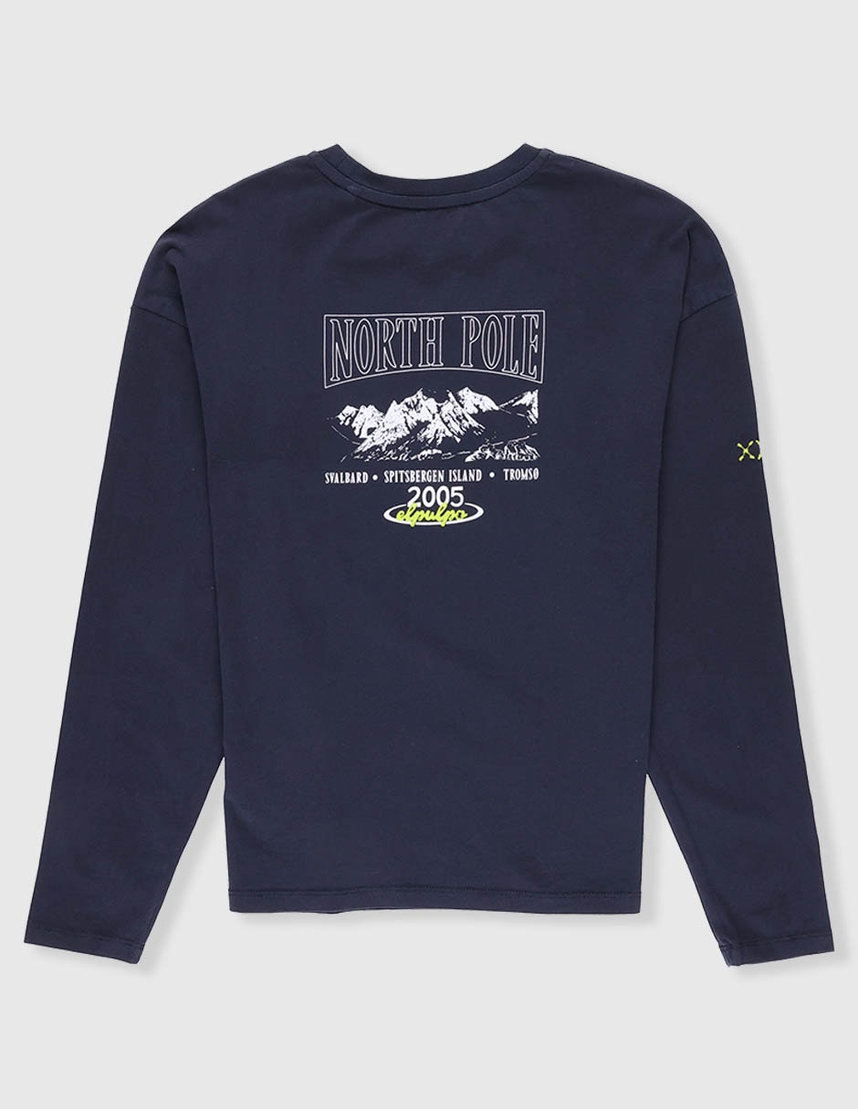 Playera manga larga para niño