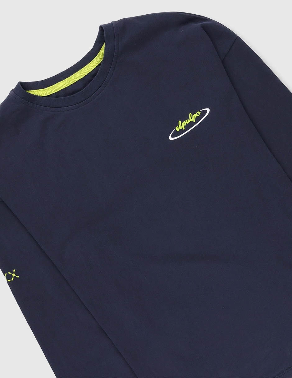 Playera manga larga para niño