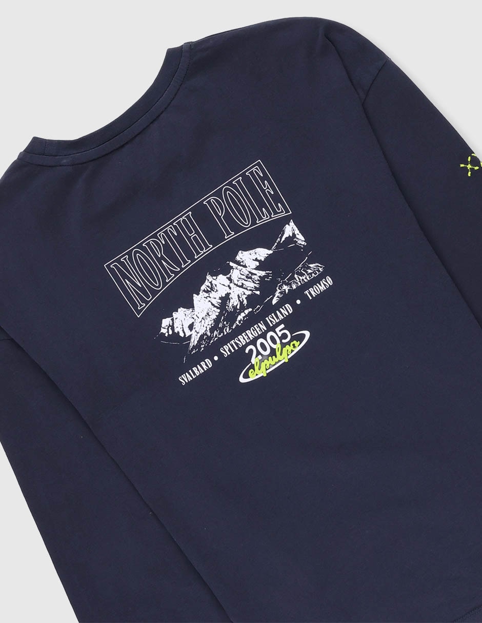 Playera manga larga para niño