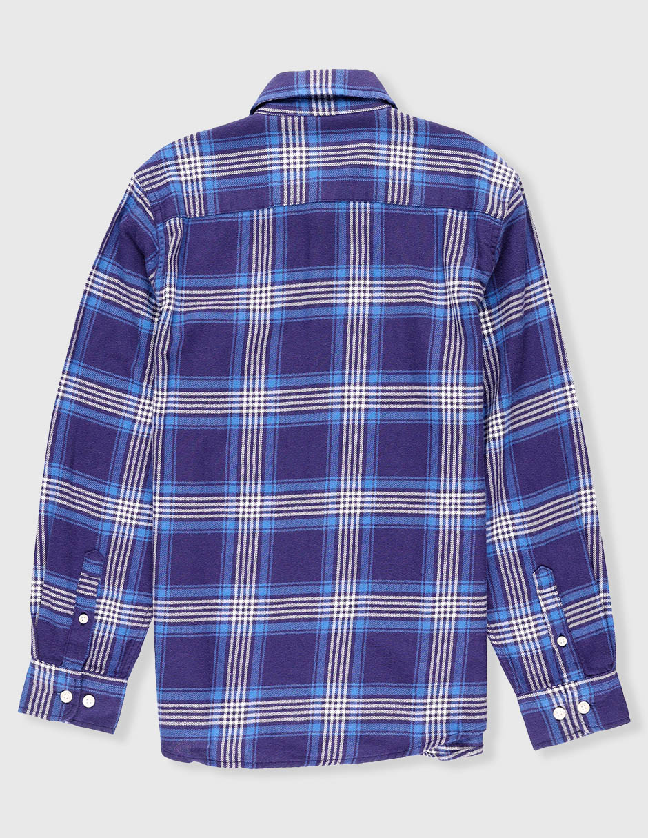 Camisa casual de algodón manga larga para niño